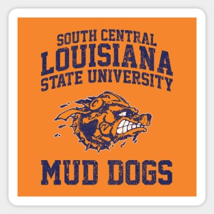 South Central Louisiana State University Mud Dogs (Variant) Sticker